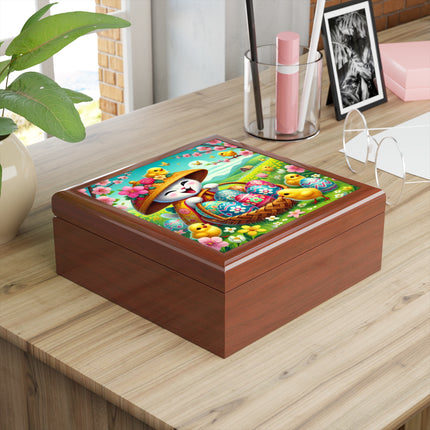 Geisha Kitten’s Easter Delight Jewelry Box