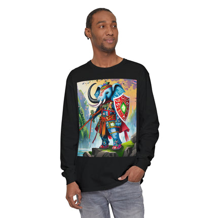 Cyberpunk Elephant Long Sleeve T-Shirt
