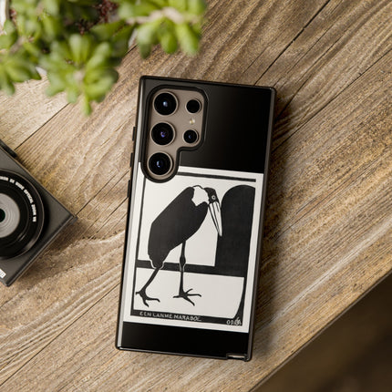 A Lame Marabou by Samuel Jessurun de Mesquita Phone Cases