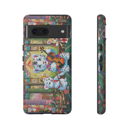 Melodies of the Snow Lion Cub Phone Cases