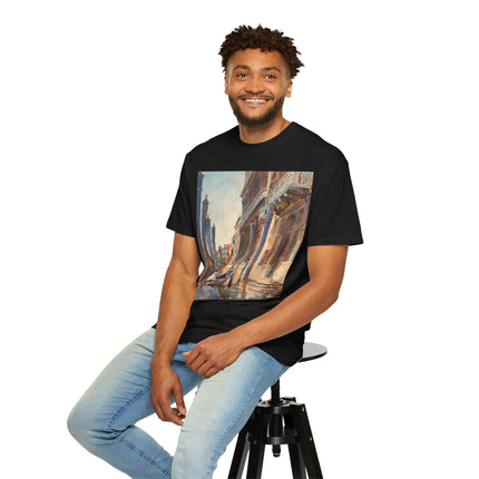 Gondola Moorings on the Grand Canal by John Singer Sargent  Unisex Garment-Dyed T-shirt