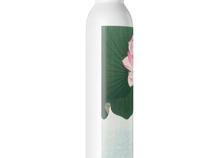 Blooming Lotus Flowers by Ohara Koson Slim Water Bottle