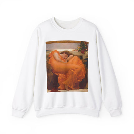 Flaming June by Frederic Leighton Heavy Blend™ Crewneck Sweatshirt