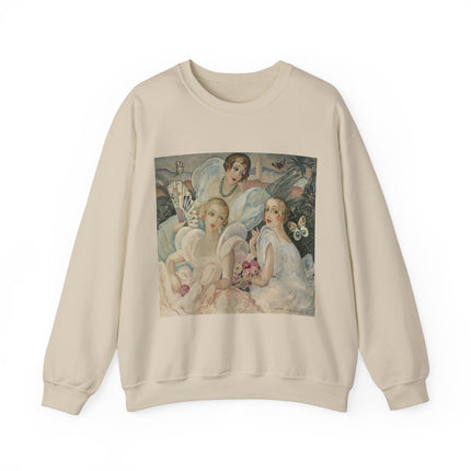 Les Femmes Fatales by Gerda Wegener Heavy Blend™ Crewneck Sweatshirt