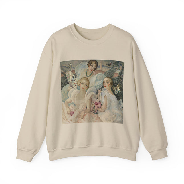 Les Femmes Fatales by Gerda Wegener Heavy Blend™ Crewneck Sweatshirt