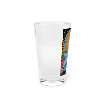 September & Sapphire Zodiac Pint Glass
