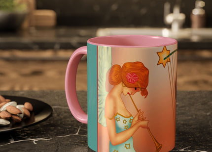 Heavenly Angel Duet Colorful Mugs (11oz, 15oz)