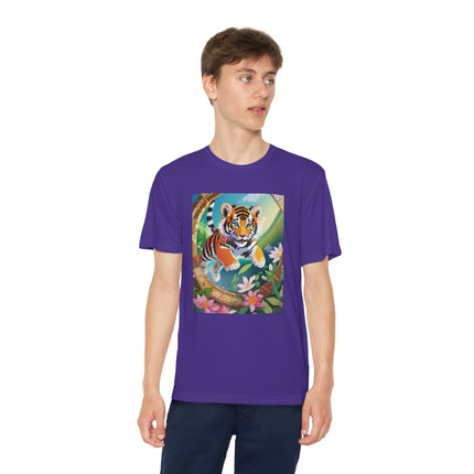 Majestic Tiger Cub Youth Competitor Tee – Courage, Adventure & Fiery Spirit
