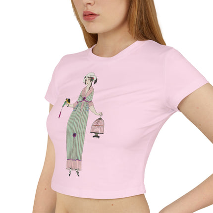 Illustrated Elegance – Parisian Fashion Tee