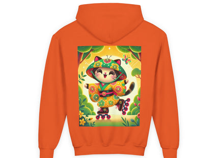Firefly Dance on Wheels Youth Heavy Blend Hooded Sweatshirt