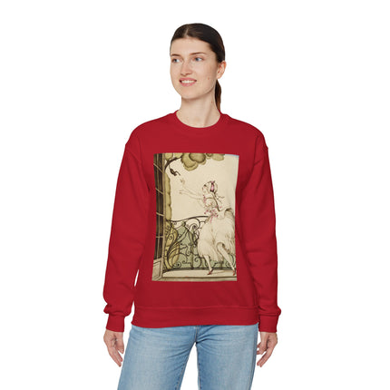 Sur talons rouges (On Red Heels) pl 02 by Gerda Wegener Heavy Blend™ Crewneck Sweatshirt