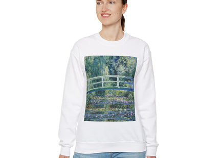 Water Lilies and Japanese Bridge by Claude Monet Heavy Blend™ Crewneck Sweatshirt