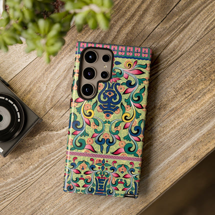 Colorful Flower Pattern by Owen Jones Phone Cases