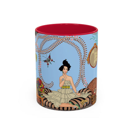 Minuit … ou l’appartement à la mode by George Barbier Colorful Mugs (11oz, 15oz)