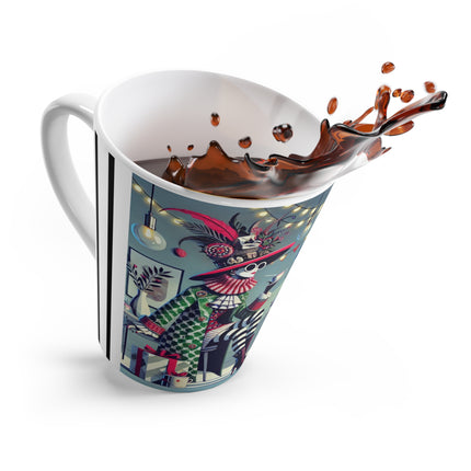 Whimsical Christmas Tea Party Latte Mug