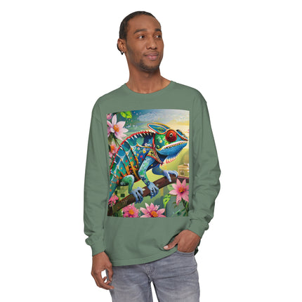 Camouflage Chameleon Long Sleeve T-Shirt