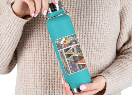 Collection decors et couleurs Pl.03 by Georges Valmiers Copper Vacuum Insulated Bottle, 22oz