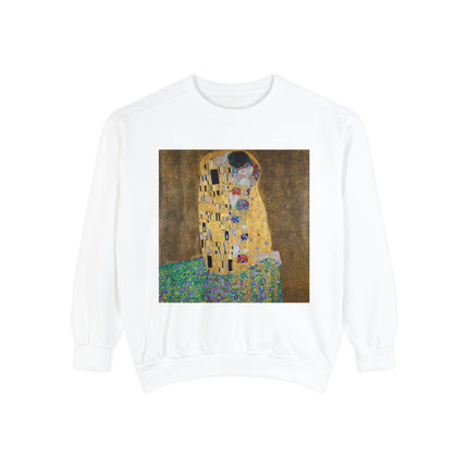 The Kiss by Gustav Klimt Unisex Garment-Dyed Sweatshirt