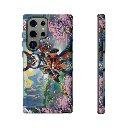 Cyberpunk Samurai Owl Phone Cases