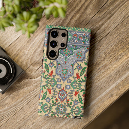 Arabic Art Pattern, Plate by Emile Prisse d’Avennes Phone Cases