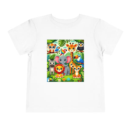 Jungle Friends Parade Toddler Short Sleeve Tee