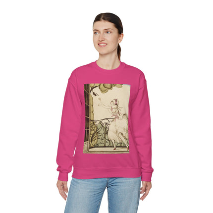 Sur talons rouges (On Red Heels) pl 02 by Gerda Wegener Heavy Blend™ Crewneck Sweatshirt