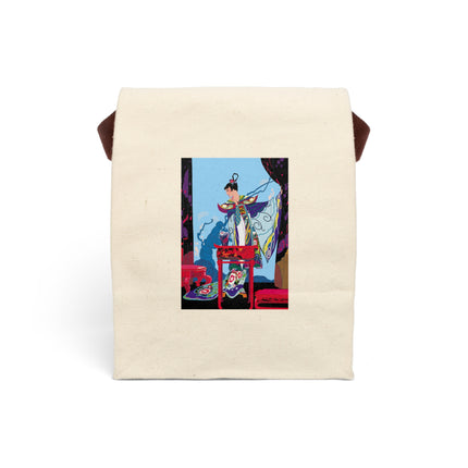 A Visual Journey by Umberto Brunelleschi Canvas Lunch Bag With Strap