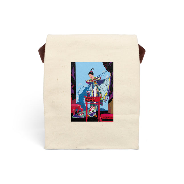 A Visual Journey by Umberto Brunelleschi Canvas Lunch Bag With Strap