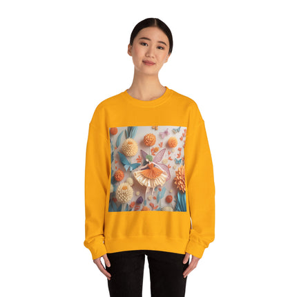 Dahlia Fairy Unisex Heavy Blend™ Crewneck Sweatshirt