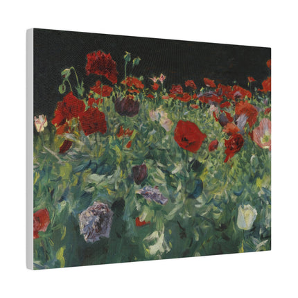 Poppies (A Study of Poppies for Carnation, Lily, Lily, Rose) by John Singer Sargent Matte Canvas, Stretched, 0.75"