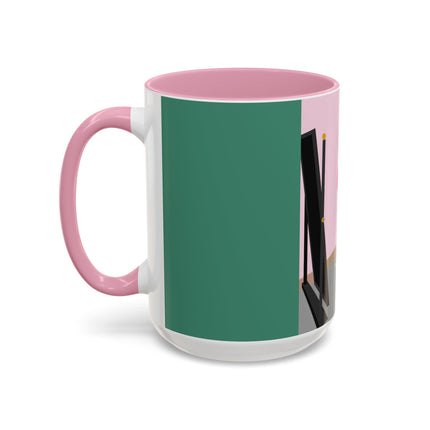 The Yellow Hat Colorful Mugs – 1920s Vogue Whimsy & Playful Elegance