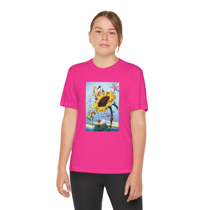 Sunflower Fairies by Margaret Tarrant Youth Competitor Tee – Golden Garden Magic & Storybook Wonder