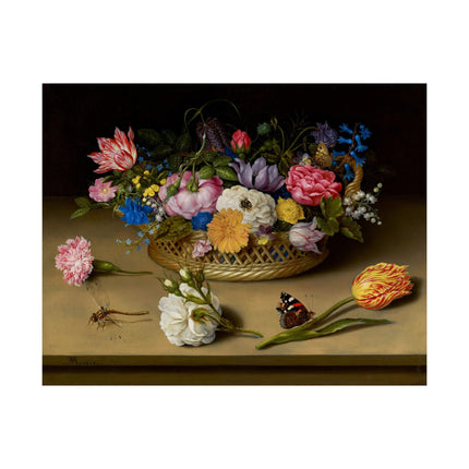 Flower Still Life by Ambrosius Bosschaert Matte Horizontal Posters