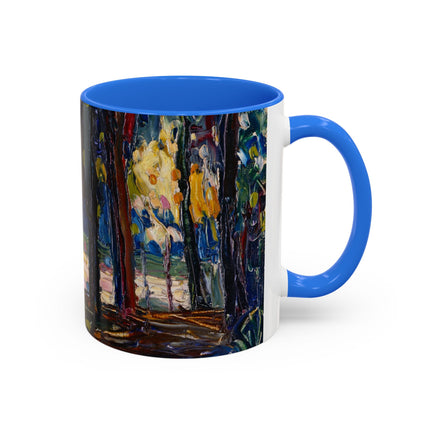 In the Park of St. Cloud by Wassily Kandinsky Colorful Mugs (11oz, 15oz)