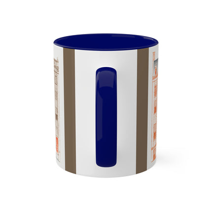 Amsterdam Canal Houses by Johan Teyler Colorful Mugs, 11oz
