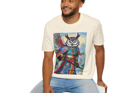 Cyberpunk Samurai Owl Softstyle T-Shirt