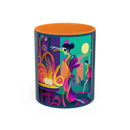 Dance of the Skeleton Ballerinas Colorful Mugs (11oz, 15oz)