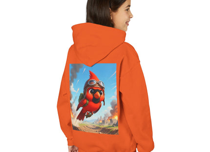 Cardinal Dive Bomber Youth Heavy Blend Hooded Sweatshirt