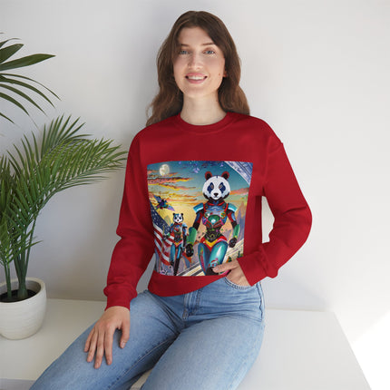 Cyber Punk Robots Unisex Heavy Blend™ Crewneck Sweatshirt