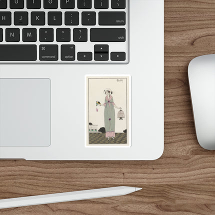 Robe de linon (Linen Dress) by Charles Martin Die-Cut Stickers (5 Sizes)