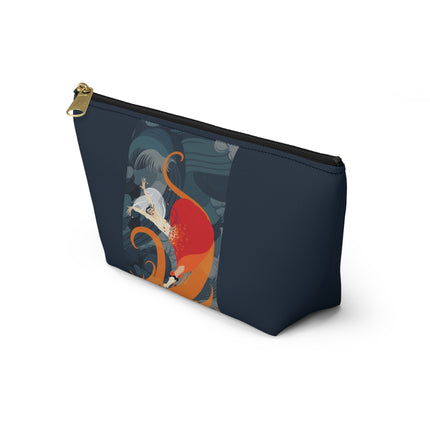Flame of the Tempest Cosmetic Bag – Fiery Drama & Elemental Grace