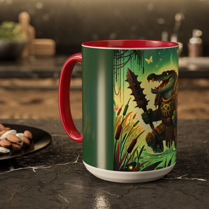 Swamp Tyrant Colorful Mugs (11oz, 15oz)