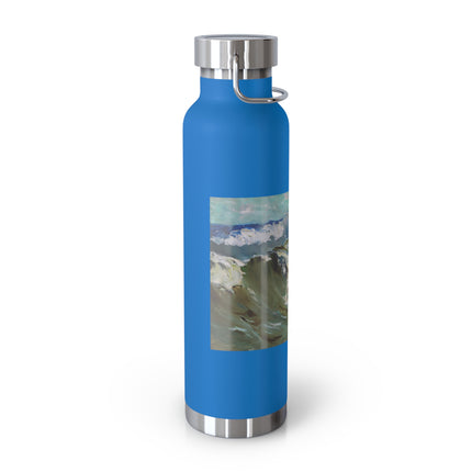 The Wave by Karl Hagemeister Copper Vacuum Insulated Bottle, 22oz