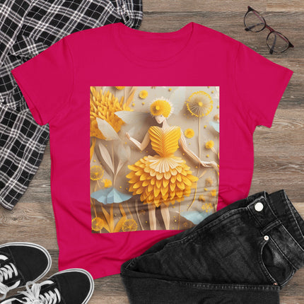 Dandelion Fairy Women's Midweight Cotton Tee