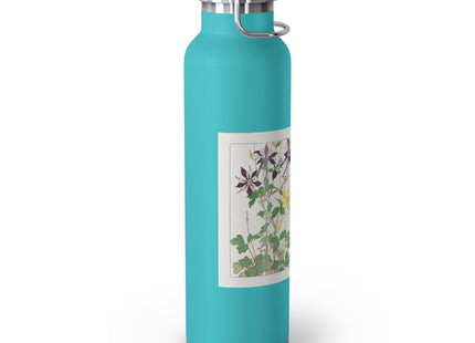 Aquilegia Flower by Tanigami Kônan Copper Vacuum Insulated Bottle, 22oz