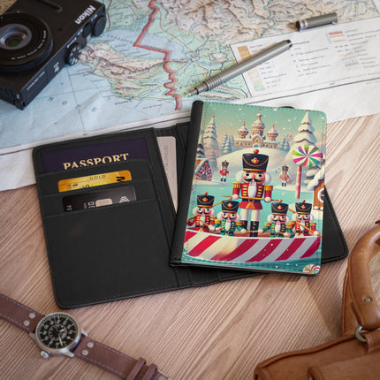 Nutcracker Candy-Striped Adventure Passport Cover