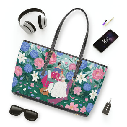 💎🌸 The Lady Of The Jeweled Garden Shoulder Bag – Art Deco Floral Elegance