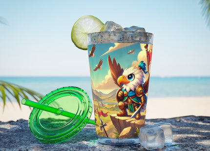 Watchful Guardian Sunsplash Tumbler with Straw, 16oz