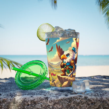 Watchful Guardian Sunsplash Tumbler with Straw, 16oz
