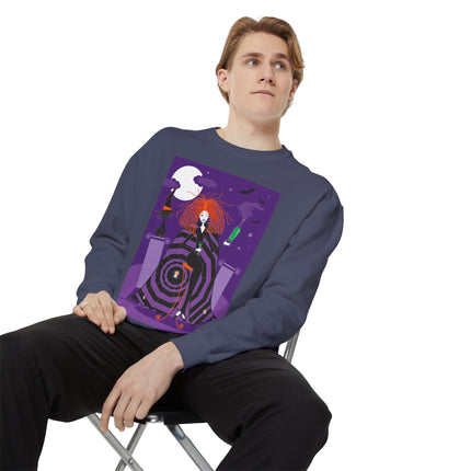 Mystic Elegance Unisex Garment-Dyed Sweatshirt